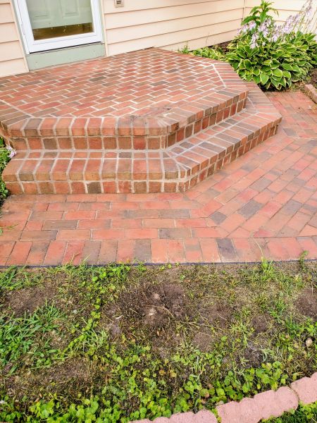 Brick Stoop Repair